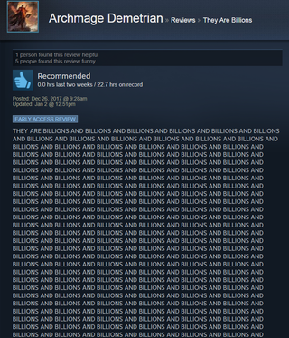 Illustration for article titled They Are Billions, As Told By Steam Reviews
